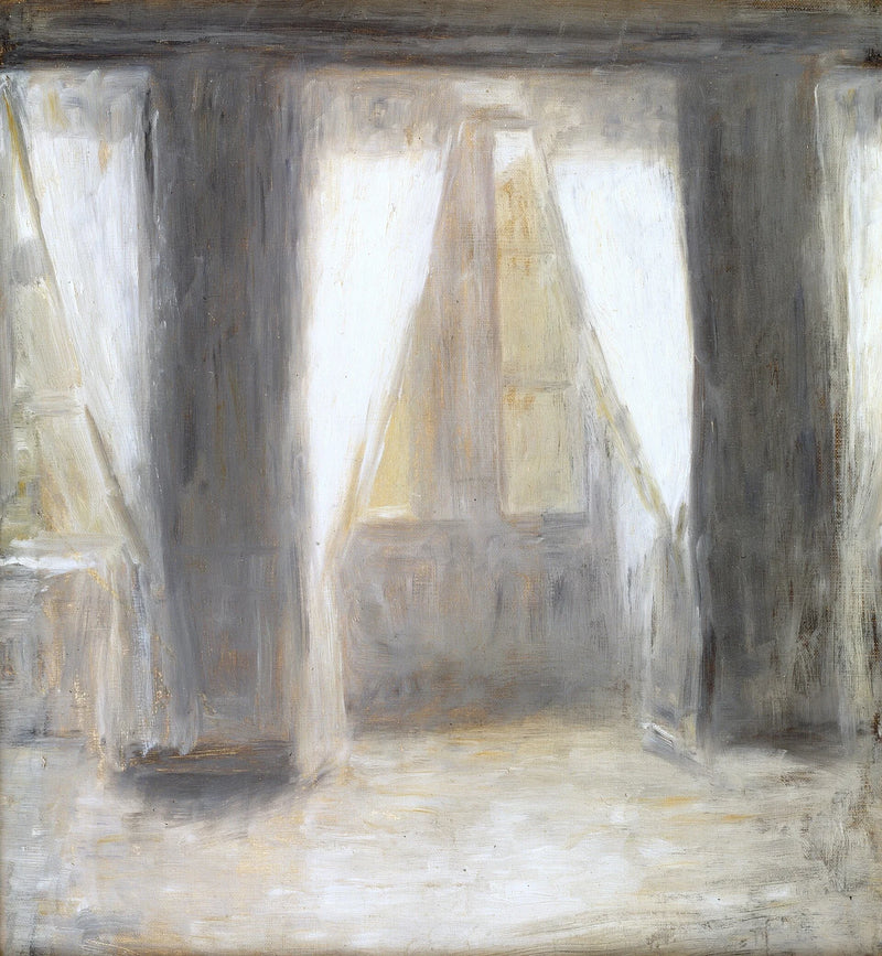 Le Salon de Frederiksberg Allé - Vilhelm Hammershøi
