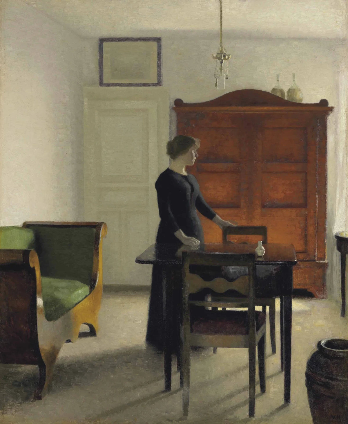 The Salon, 1897 - Vilhelm Hammershøi