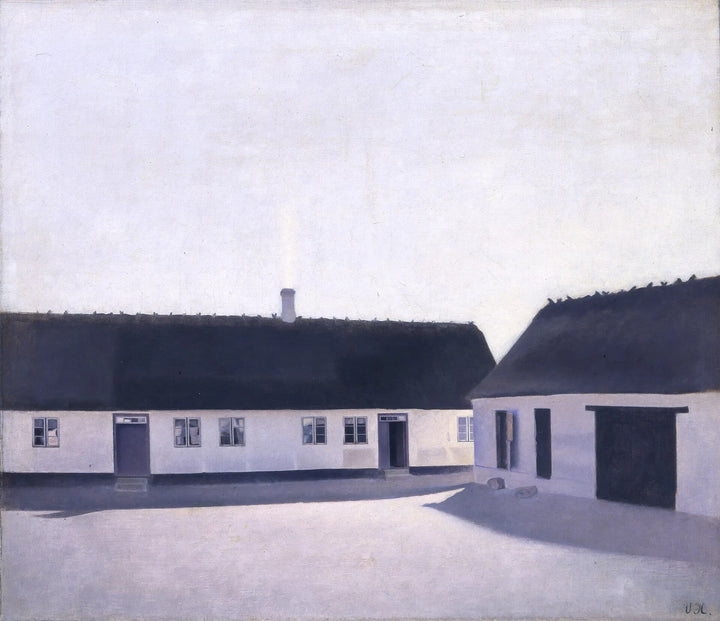 Farm in Refsnæs - Vilhelm Hammershøi