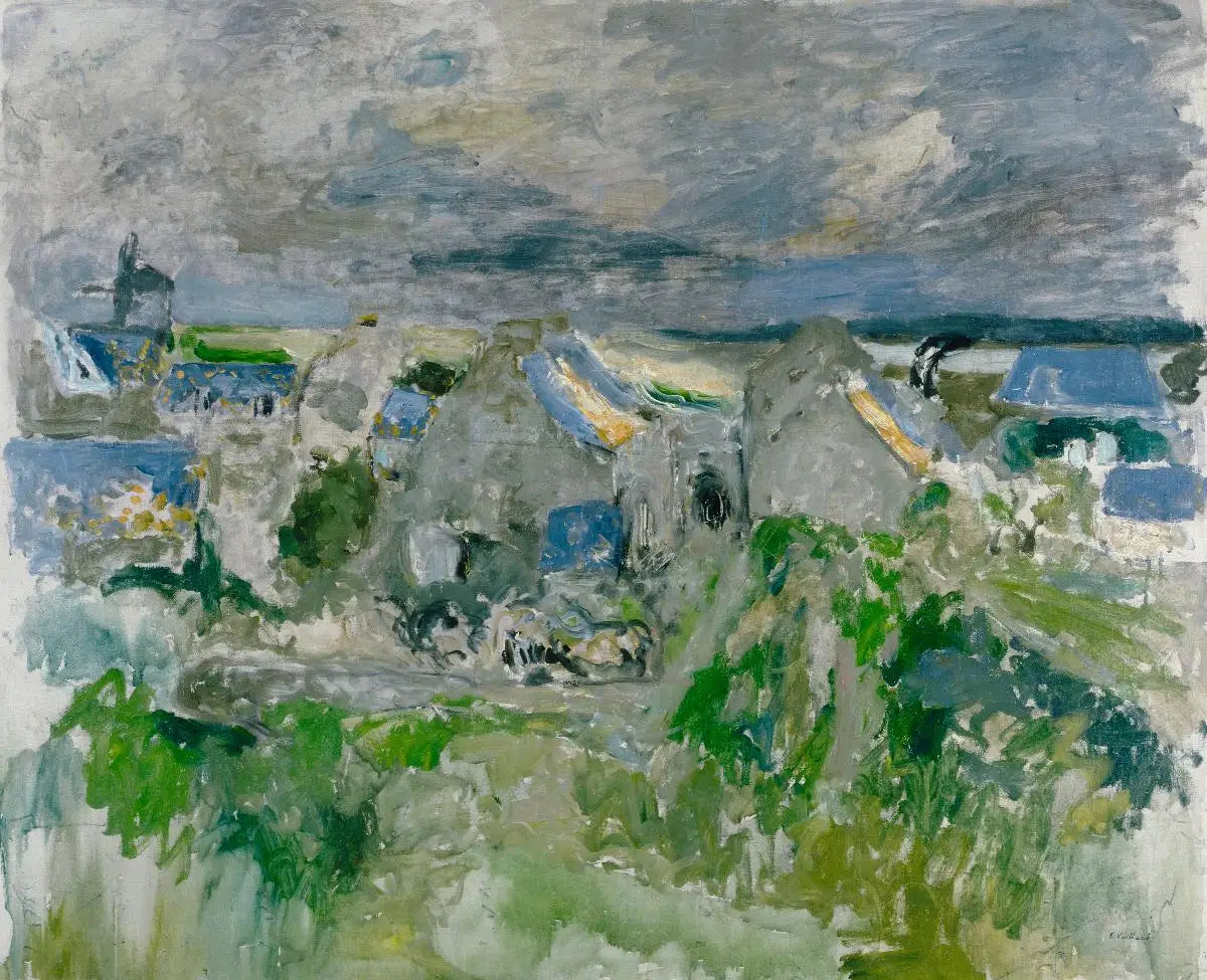 Village au bord de la mer. Saint Jacut - Édouard Vuillard - Alpha Reproduction