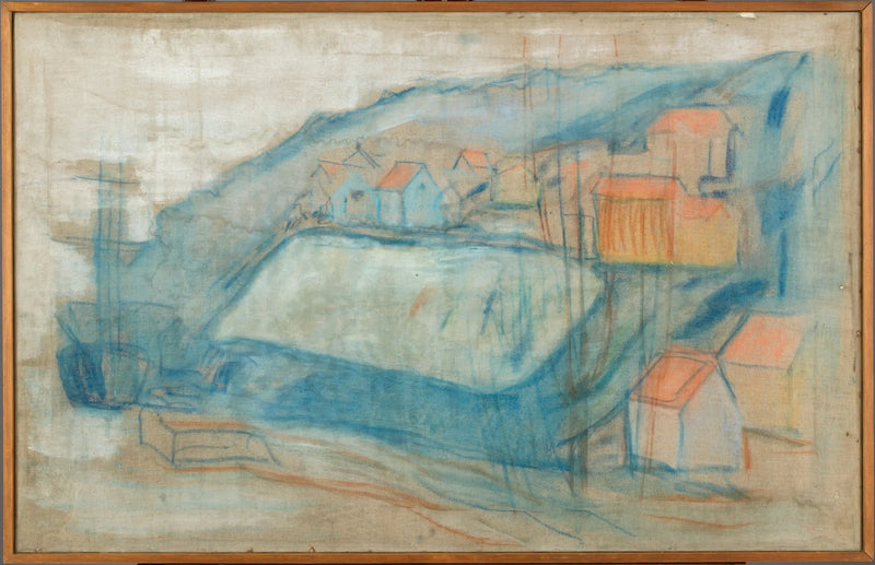 Village by the Sea - Edvard Munch