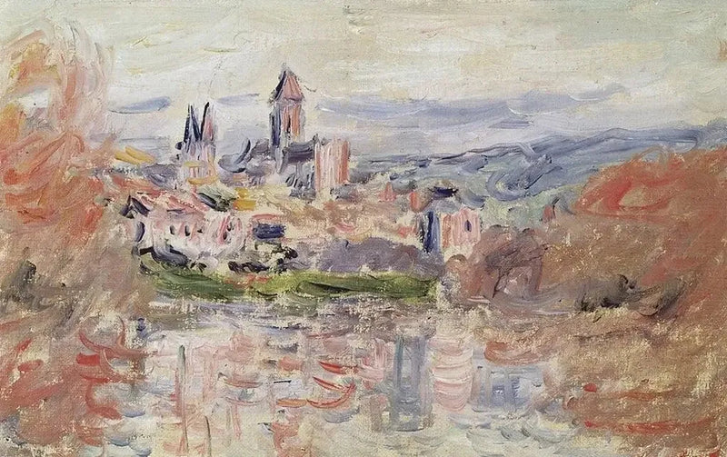 The Village of Vétheuil W670 - Claude Monet