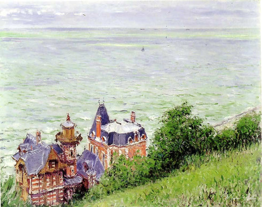 Villas à Trouville - Caillebotte - Reproductions de tableaux et peintures haut de gamme