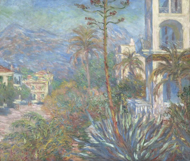 The Villas in Bordighera W857 - Claude Monet