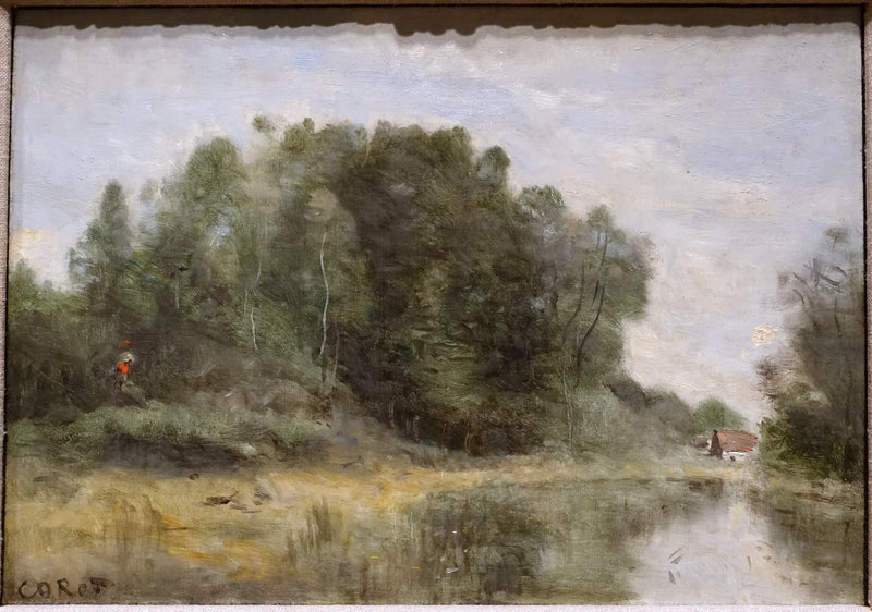 Ville d'Avray - by the pond - Jean-Baptiste Camille Corot