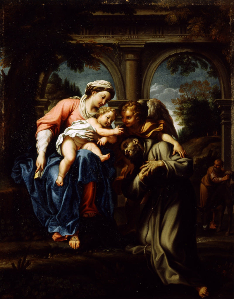 Vision of Saint Francis - Annibale Carracci