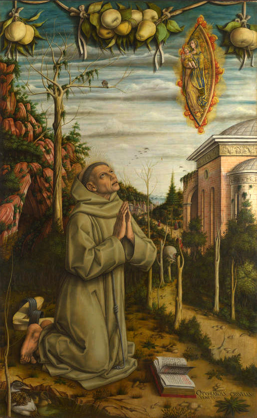 Vision of the Blessed Gabriele Ferretti - Carlo Crivelli