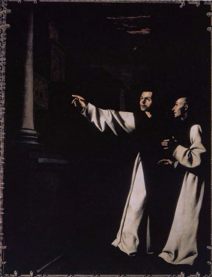 Premonitory vision of Brother Pedro of Salamanca - Francisco de Zurbarán