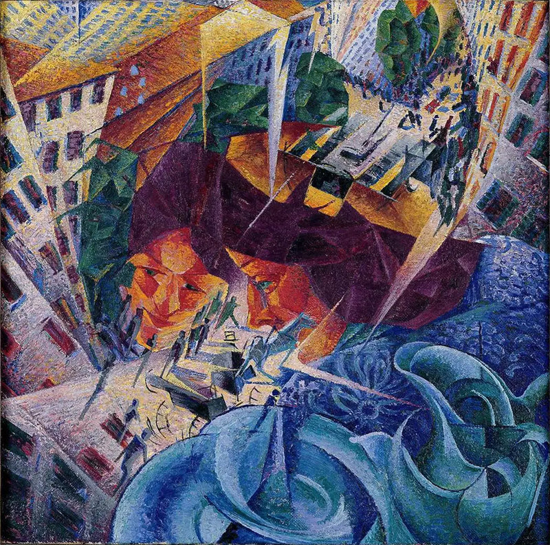 Simultaneous Visions - Umberto Boccioni