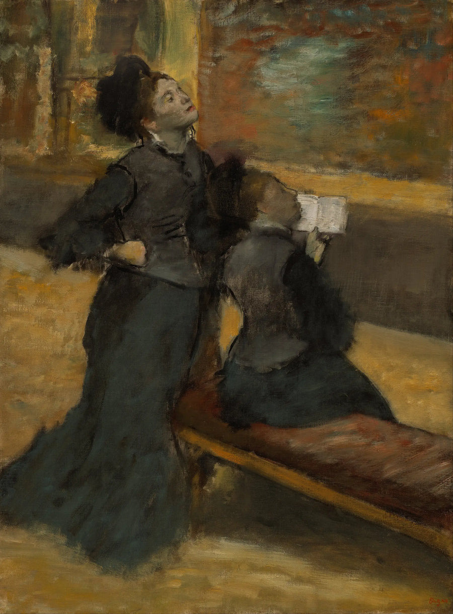 The Museum Visit - Edgar Degas