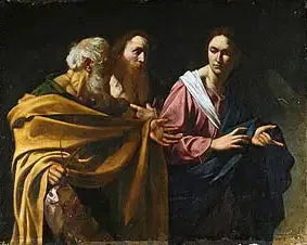 The Calling of Saint Peter and Saint Andrew - Caravaggio