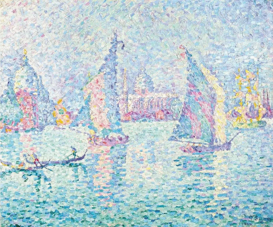 Sails in the Mist. Giudecca Canal - Paul Signac