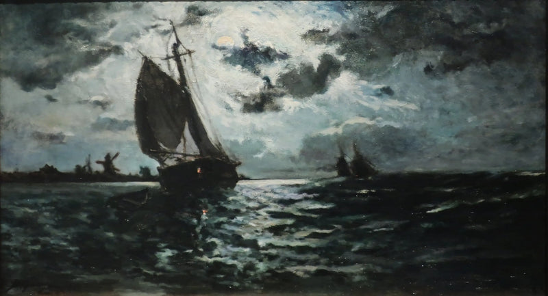Sailboat in the Moonlight - Paul Gauguin