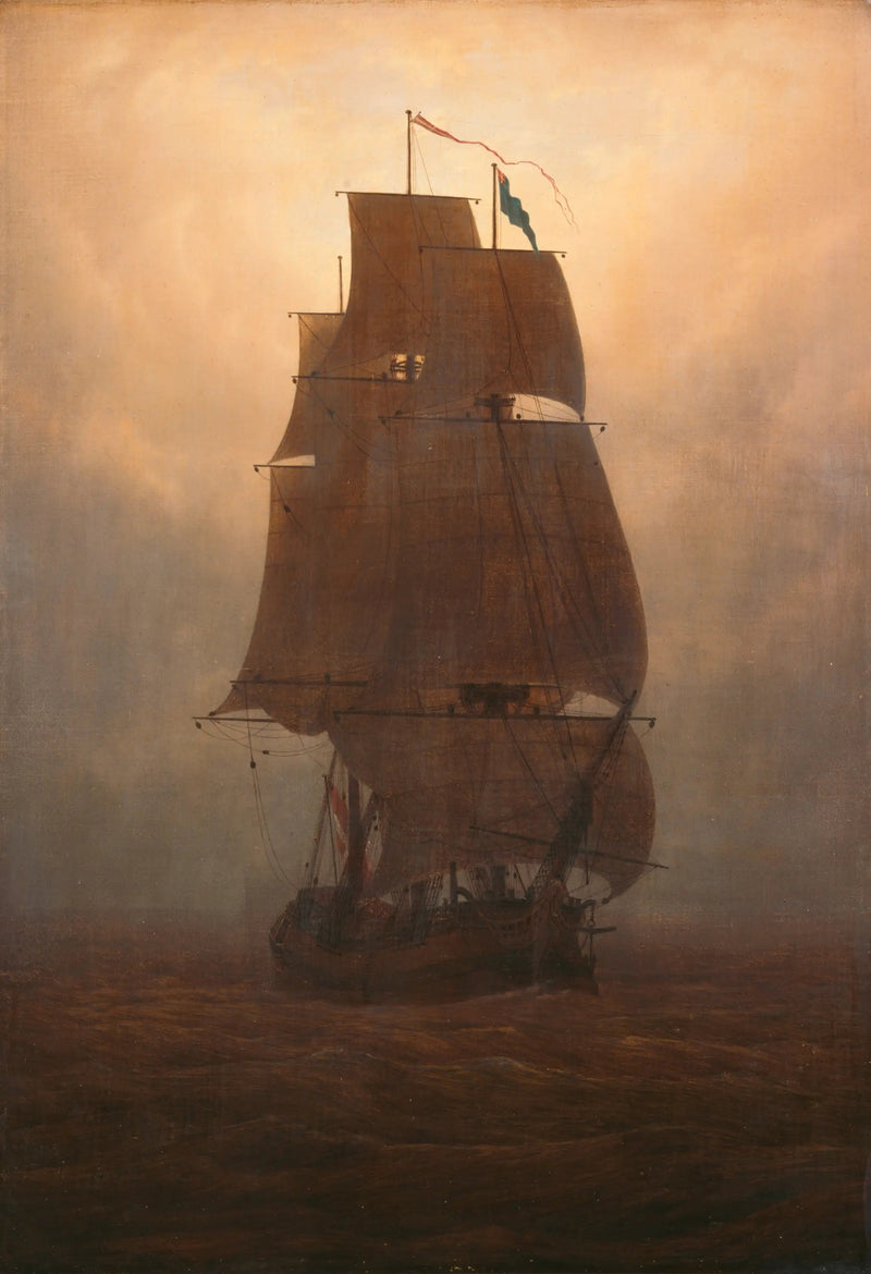 Sailboat - Caspar David Friedrich