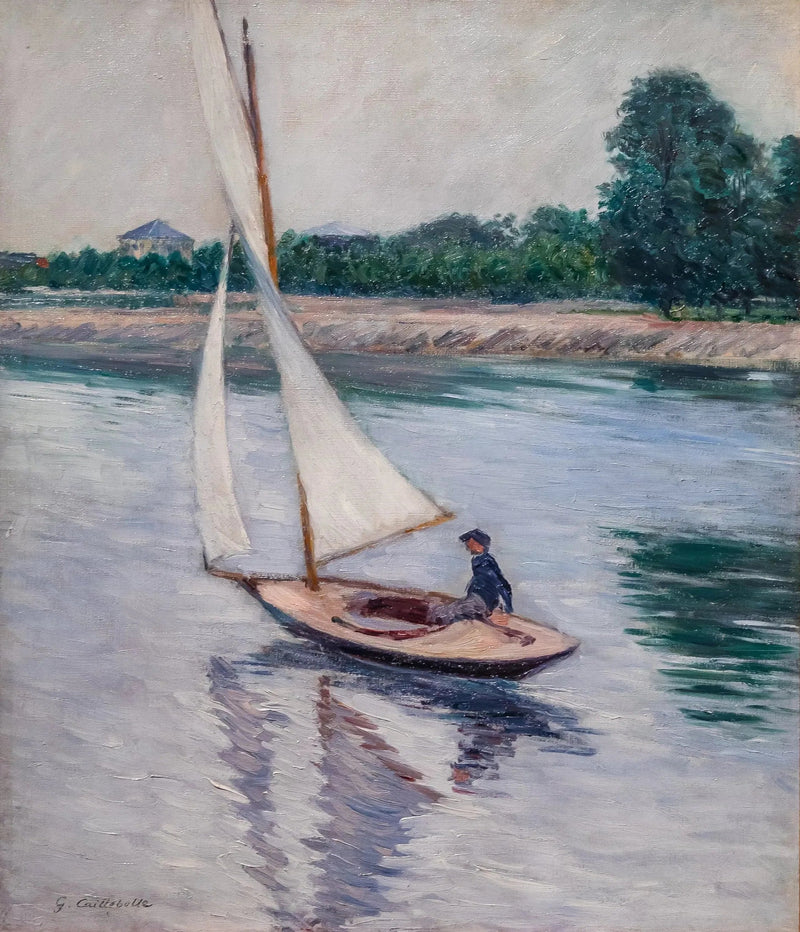 Sailboat on the Seine at Argenteuil - Gustave Caillebotte