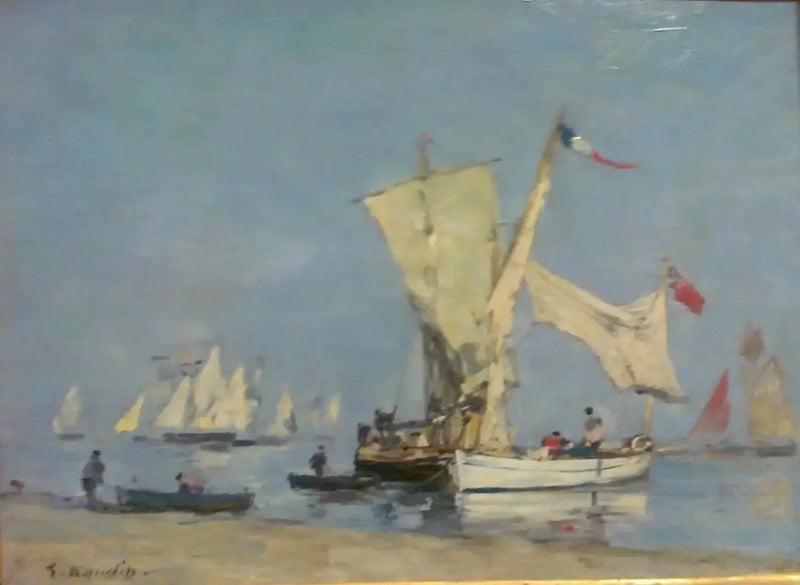 Sailboats - Eugène Boudin
