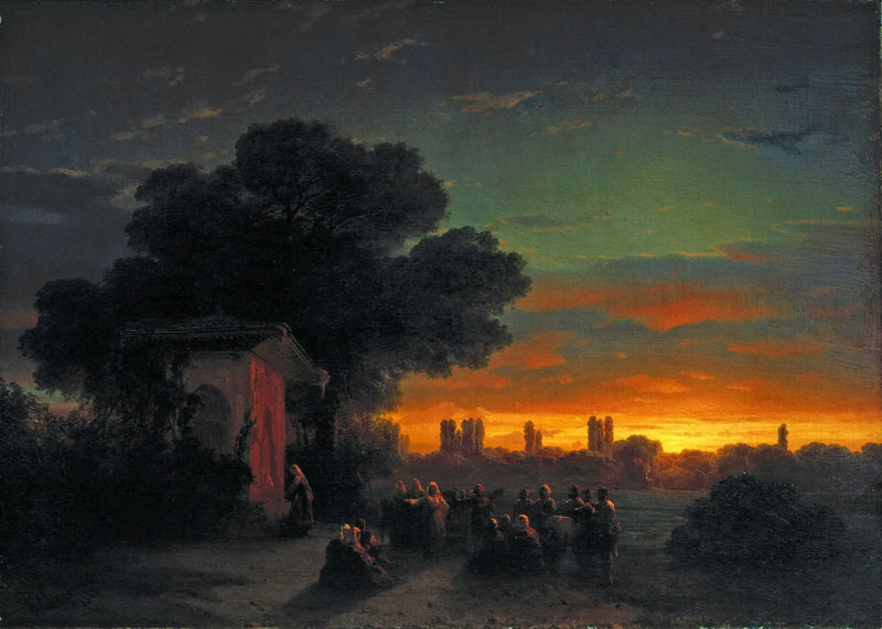 View of Crimea at Sunset - Ivan Aïvazovski