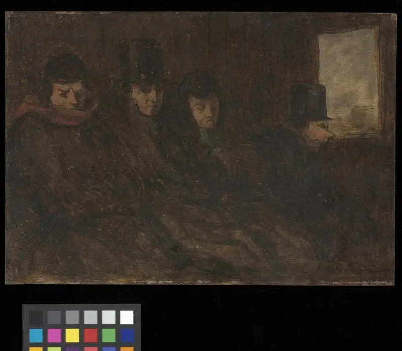 Second Class Carriage - Honoré Daumier