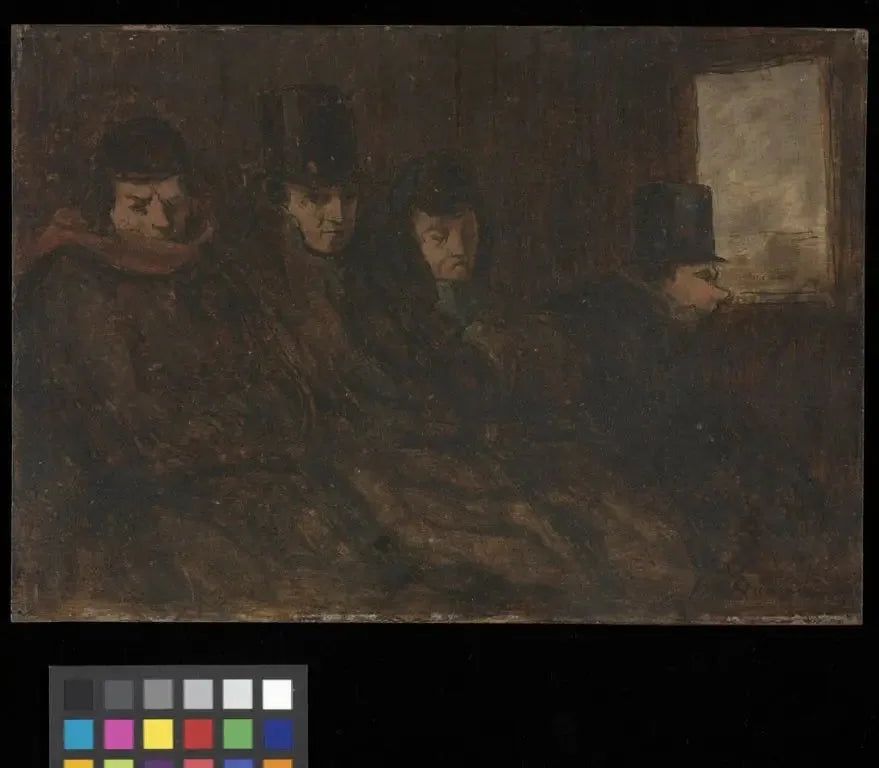 Second Class Carriage - Honoré Daumier