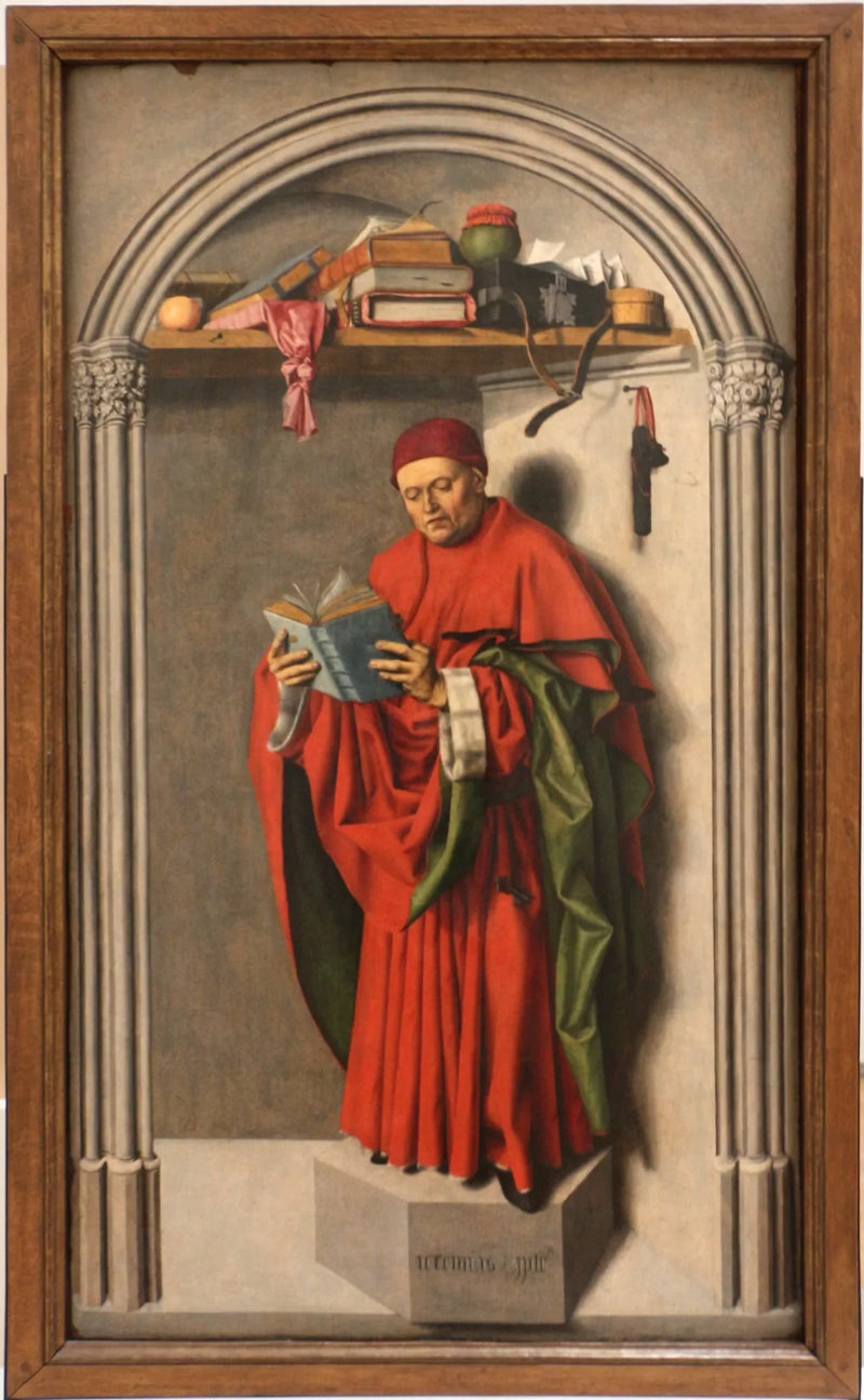 Right panel of the triptych of the Church of Saint-Sauveur in Aix-en-Provence, obverse: the prophet Jeremiah