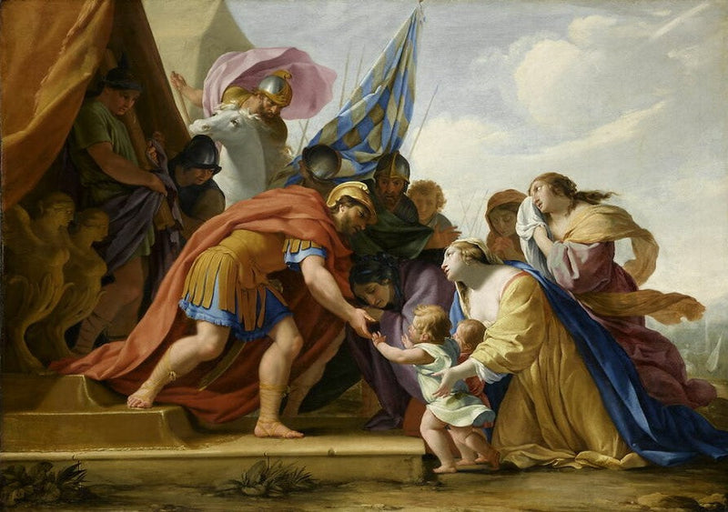 Volumnie and Véturie before Coriolan - Eustache Le Sueur