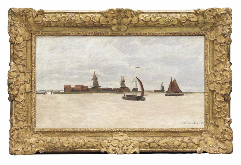 The Voorzaan and the Westerhem W175 - Claude Monet