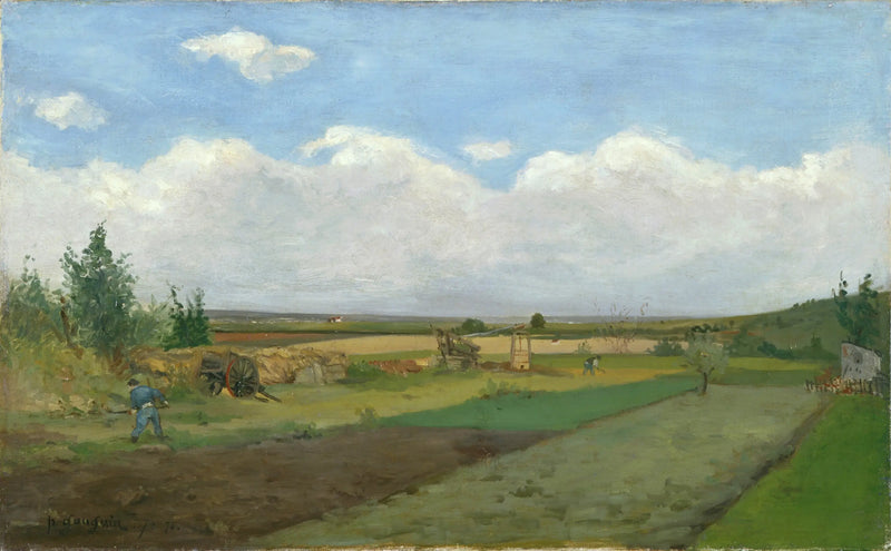 Journey through the fields in the plain - Paul Gauguin