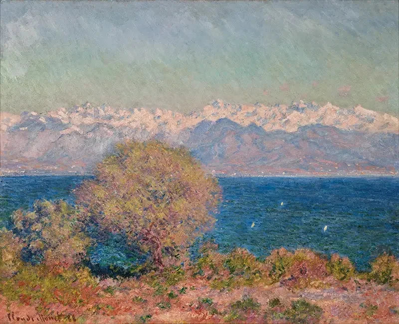 View of Cap d'Antibes W1175 - Claude Monet