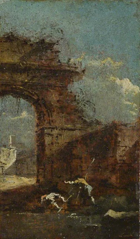 View Caprice with Ruins - Francesco Guardi