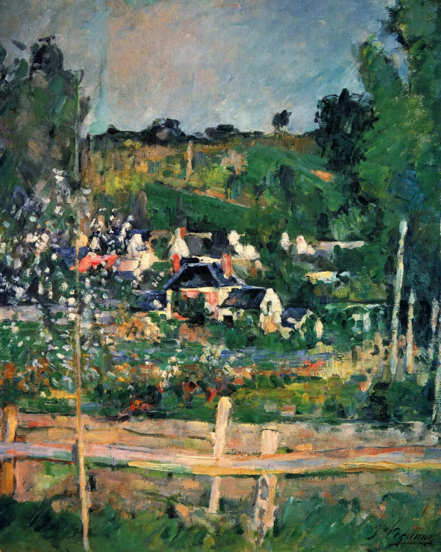 View of Auvers-sur-Oise – The Gate - Paul Cézanne