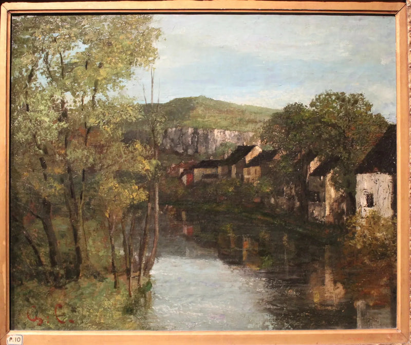 View of Ornans - Gustave Courbet