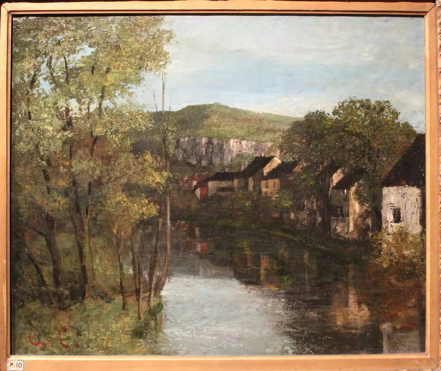 View of Ornans - Gustave Courbet