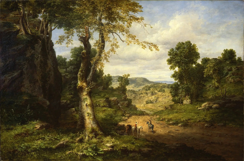 View in Berkshire County, Massachusetts, dissipating after a September storm - George Inness