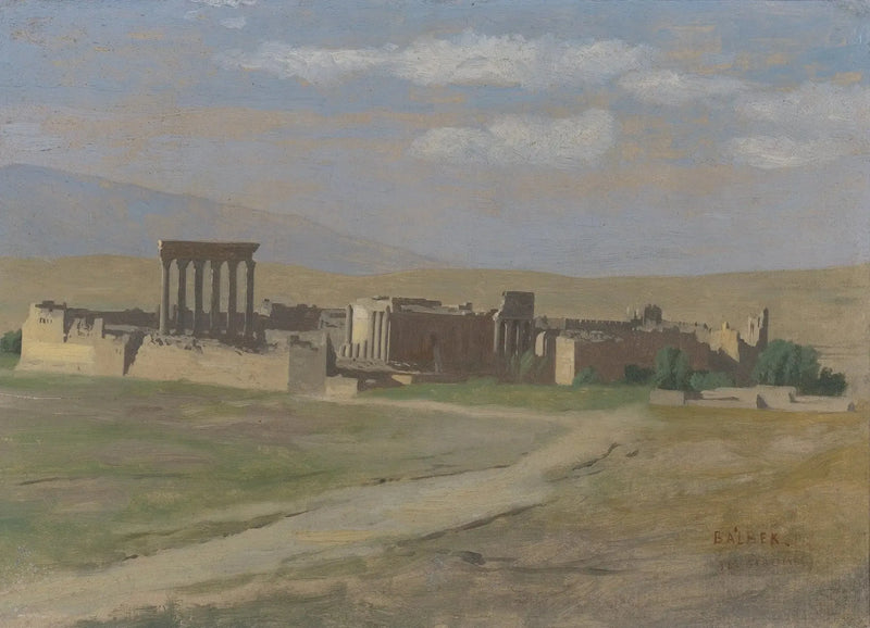 View of Baalbek - Jean-Léon Gérôme