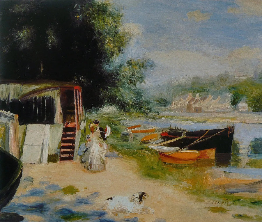 View of Bougival - Pierre-Auguste Renoir