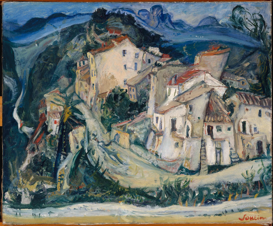View of Cagnes - Chaim Soutine