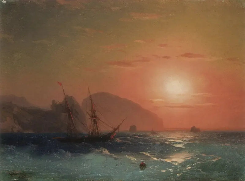 View of the Ayu Dag Crimea - Ivan Aïvazovski