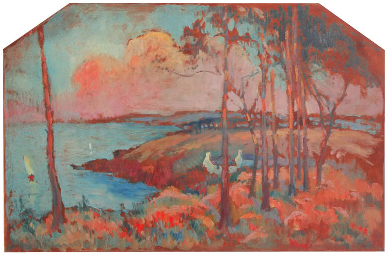 View of Bréhat Island - Robert Antoine Pinchon