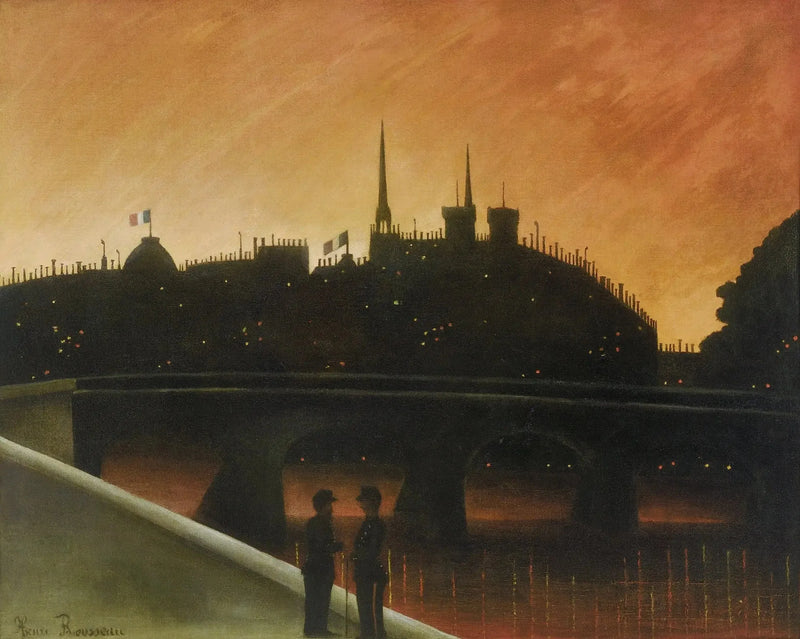 View of Île de la Cité, Paris - Henri Rousseau