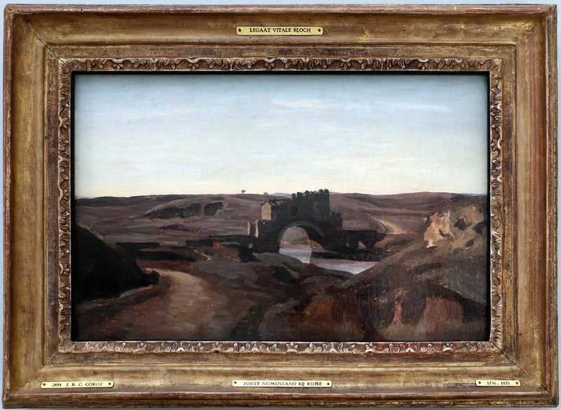 View of the countryside near Rome - Jean-Baptiste Camille Corot