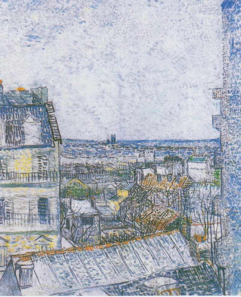 View of the Artist's Room, rue Lepic - Vincent van Gogh