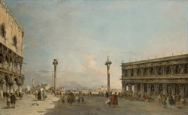 View of the Piazzetta towards San Giorgio Maggiore, Venice - Francesco Guardi