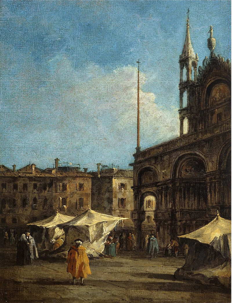 View of Saint Mark's Square, in Venice - Francesco Guardi