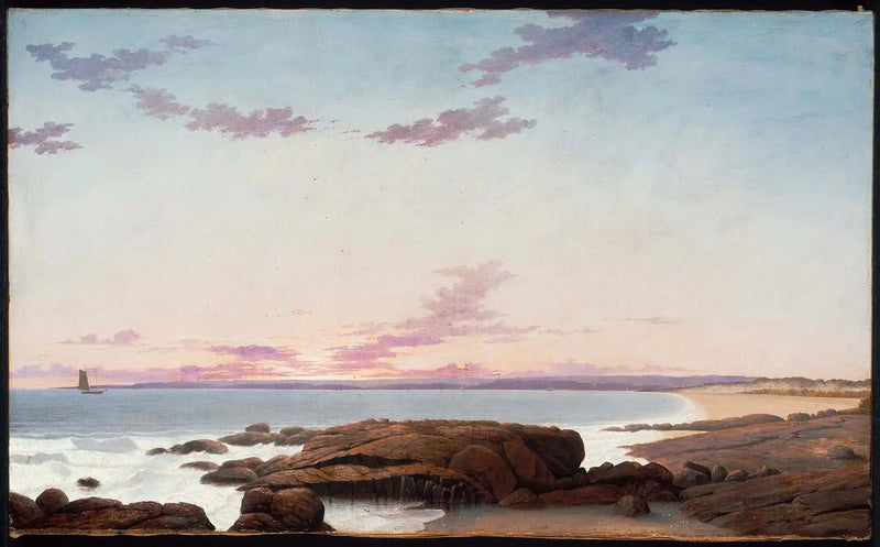 View of Coffin Beach - Fitz Henry Lane