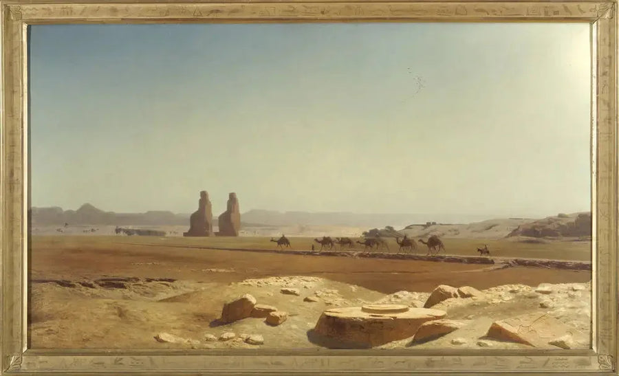 View of the Plain of Thebes (Upper Egypt) - Jean-Léon Gérôme