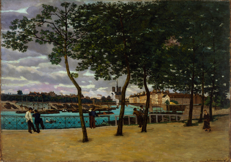 View of the Seine, Paris - Armand Guillaumin