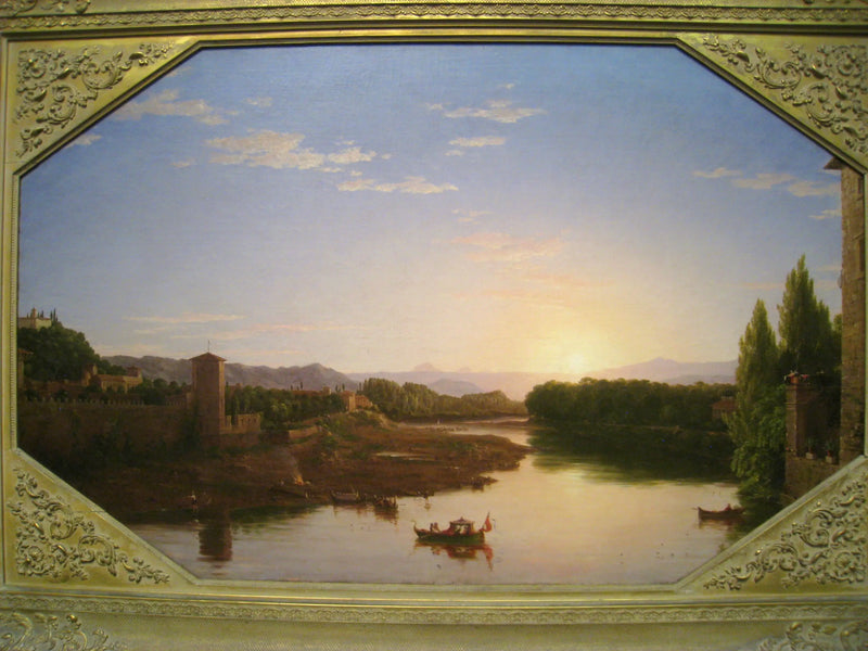 View of the Arno, near Florence - Thomas Cole