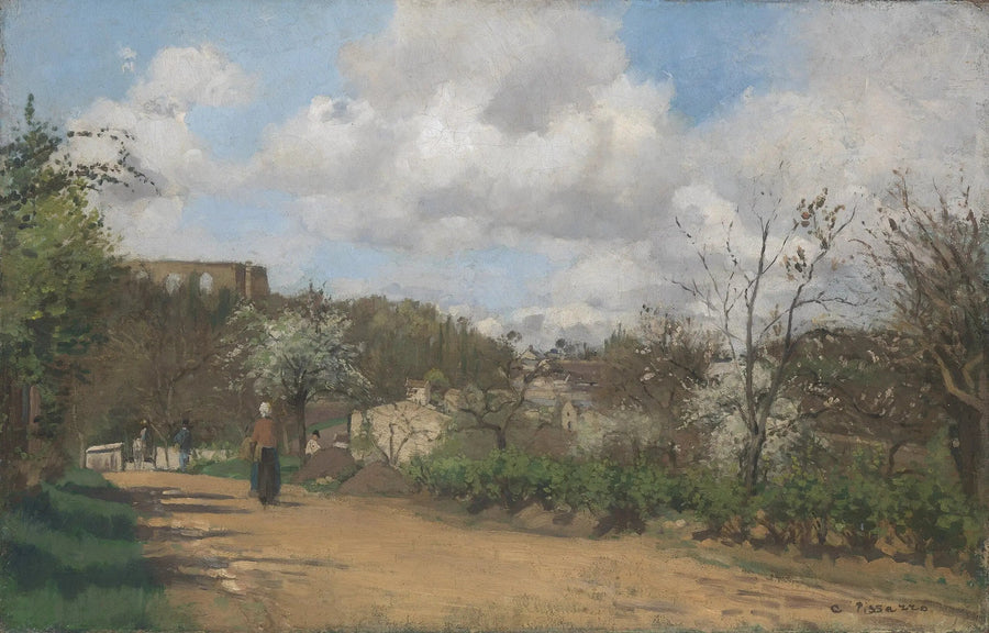 View of Louveciennes - Camille Pissarro