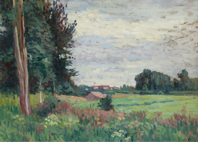 View of Méréville - Maximilien Luce