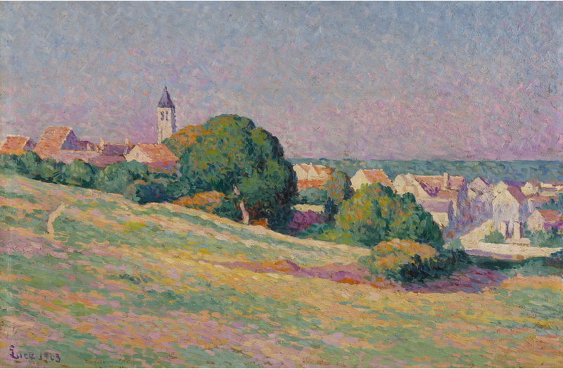 View of Méréville - Maximilien Luce